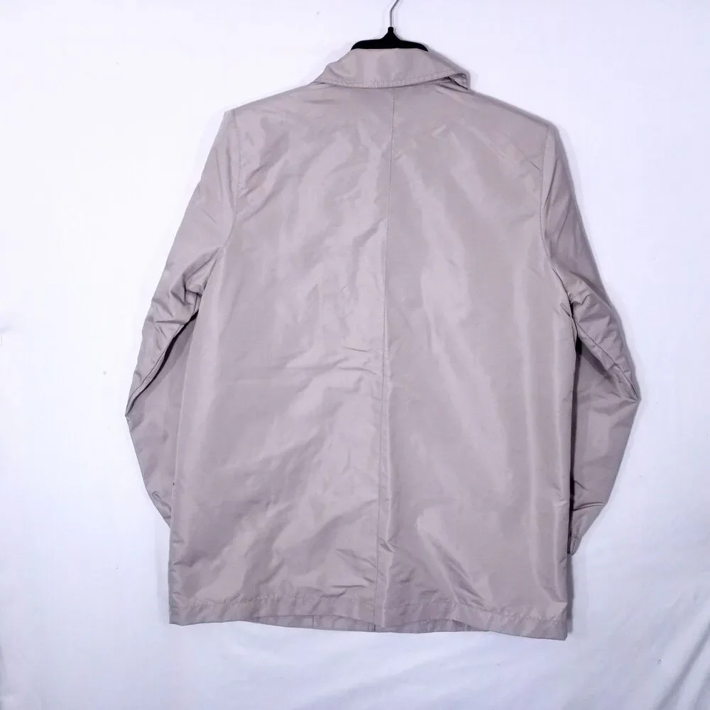 Blair Fall Jacket Tan Size Medium 100% Polyester Button Up #024 - Picture 3 of 5